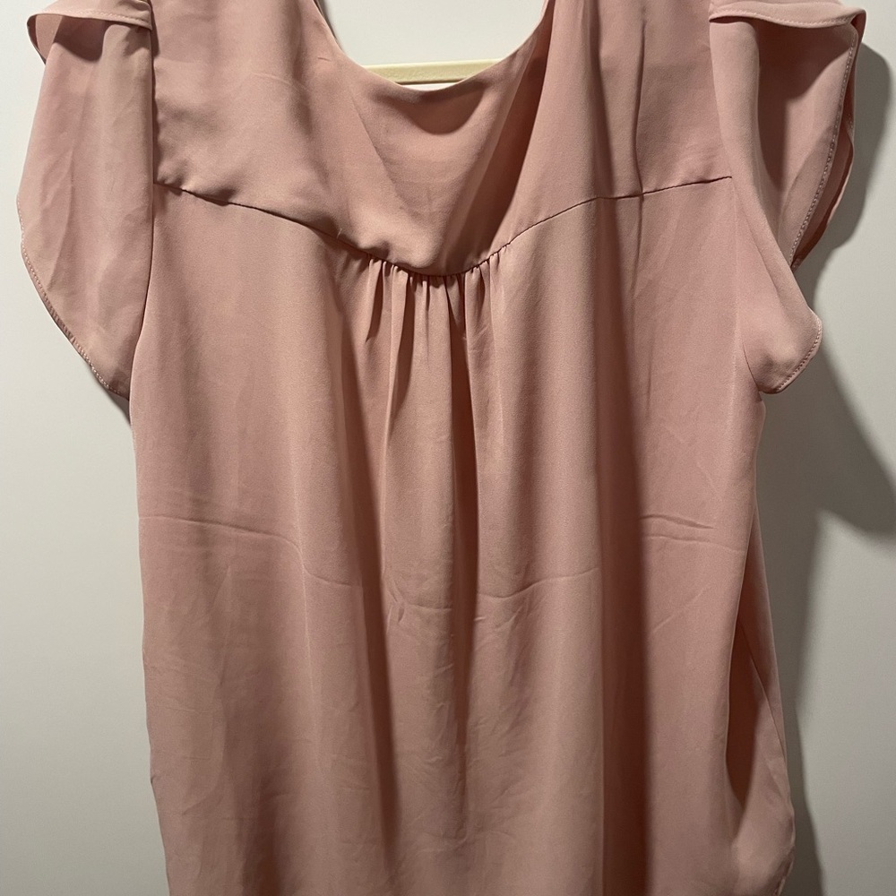 Philosophy Blush Button-Front Blouse - image 2